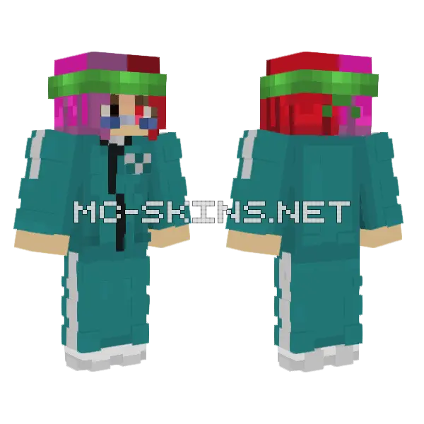 Valleysquidgame 1 Minecraft skin, front and back