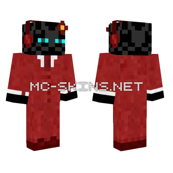 Valorix Valentines Minecraft skin, front and back