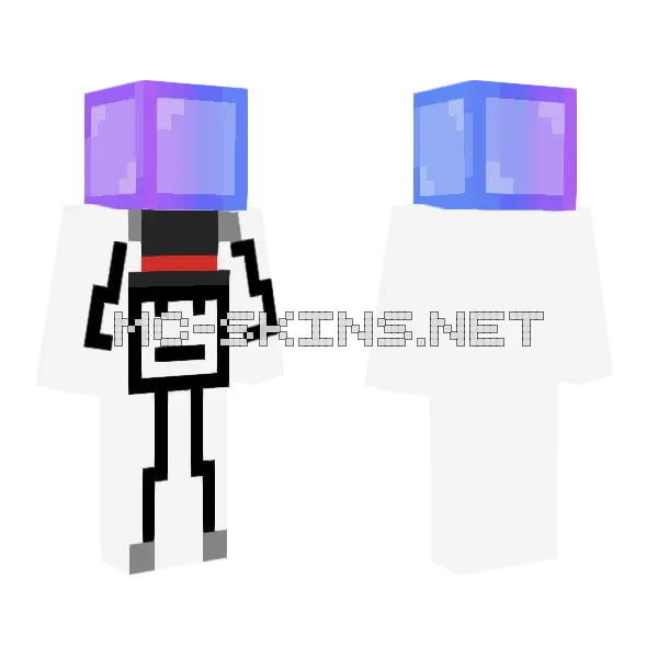 Valuable Carrier Minecraft skin, front and back