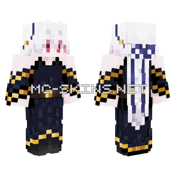 Vamp OC Turned Minecraft skin, front and back