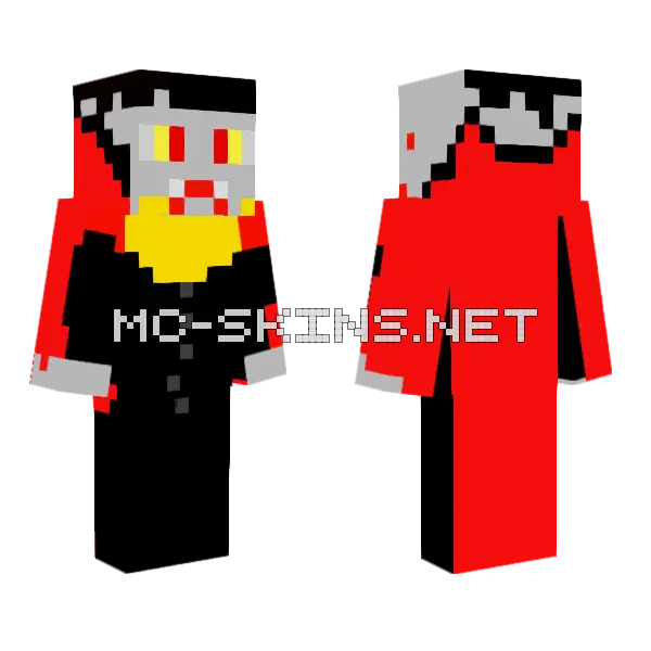 Vampire Skin Minecraft skin, front and back