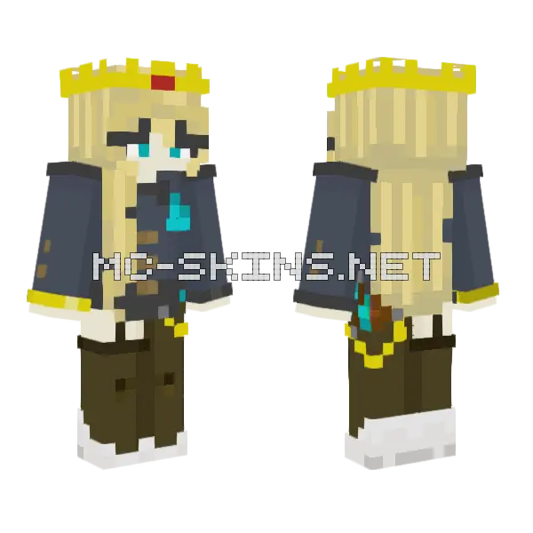 Vanessa Again Minecraft skin, front and back