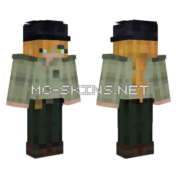Vanessa Classic Minecraft skin, front and back