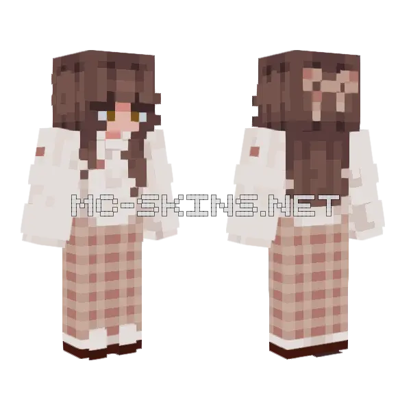 Vani Minecraft skin, front and back