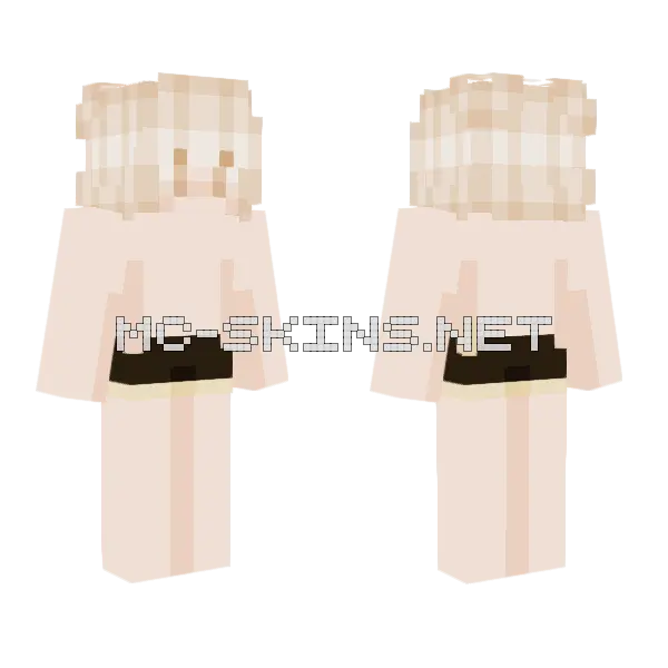 Vanilla Boy Swimsuit Minecraft skin, front and back