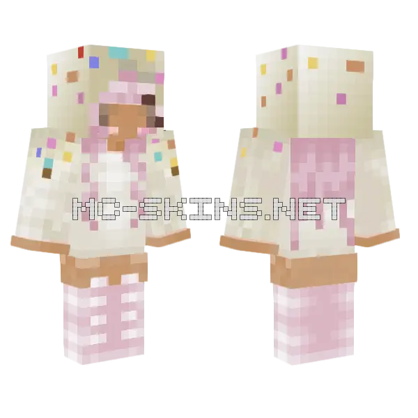 Vanilla Girl Recolored, front and back