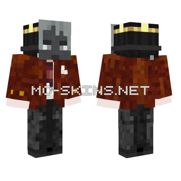 Varok Zaca Minecraft skin, front and back