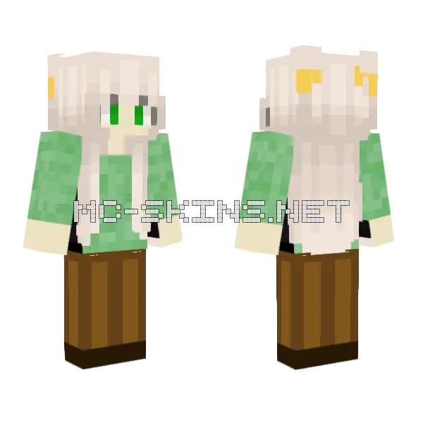 Vasilisa Minecraft skin, front and back