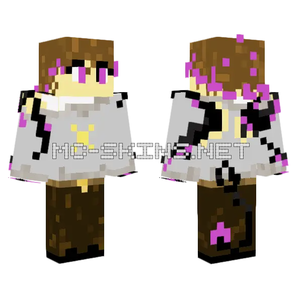 Vel Minecraft skin, front and back