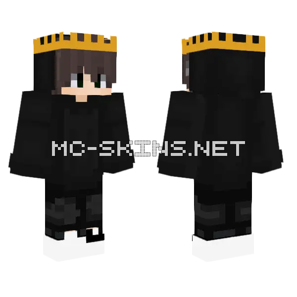 Veldd Boy Minecraft skin, front and back