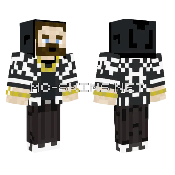Venom Eminem Minecraft skin, front and back