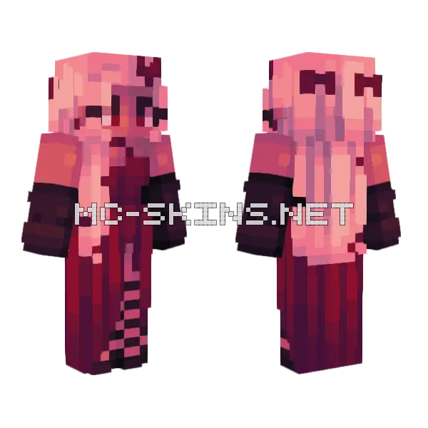 Venus Girl Minecraft skin, front and back
