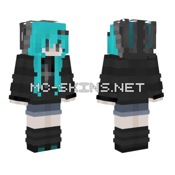 Ver 3 Minecraft skin, front and back