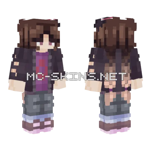 Ver Gona Minecraft skin, front and back