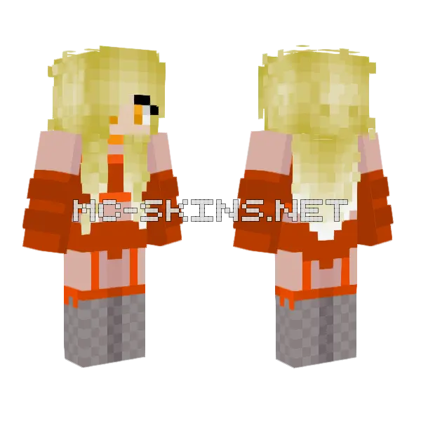 Vera Nighty No Mask Minecraft skin, front and back