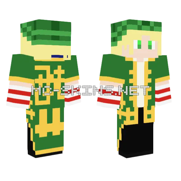 Verdelet Echo Minecraft skin, front and back
