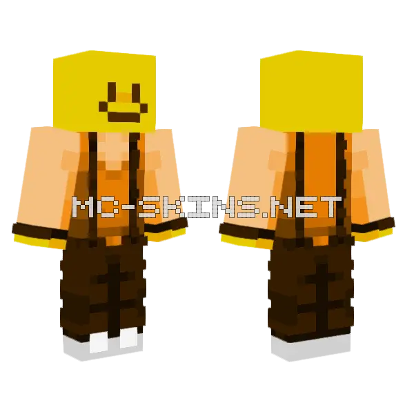 Verity Minecraft skin, front and back