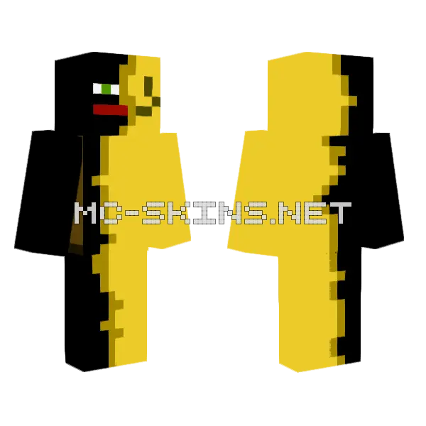 Verity x The Mob 2 0 Minecraft skin, front and back
