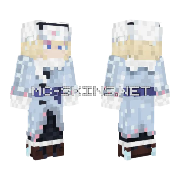 Veronika Highest Ranking Ring Zarin Minecraft skin, front and back
