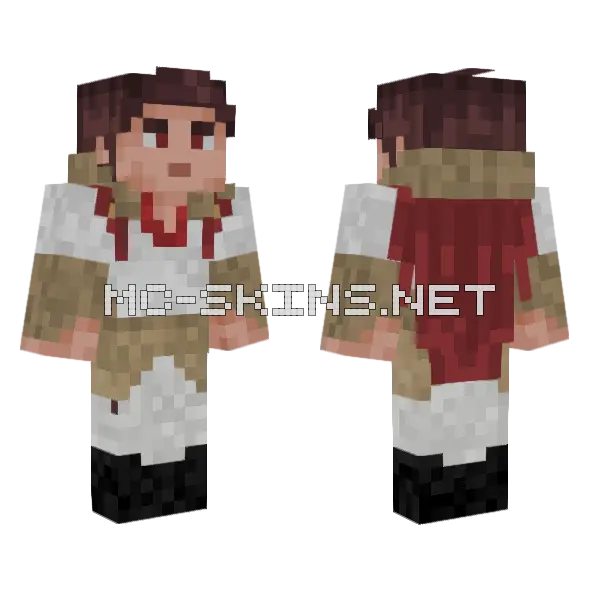 Vers 3 Minecraft skin, front and back