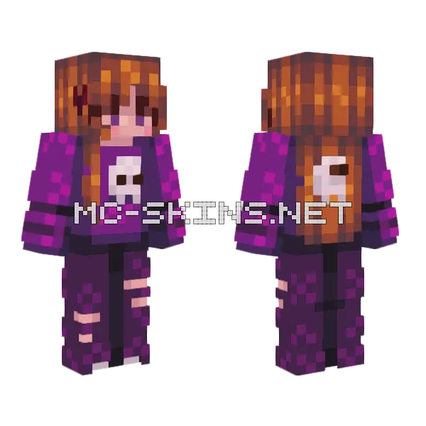 Very Good Bad Thing RCE Minecraft skin, front and back