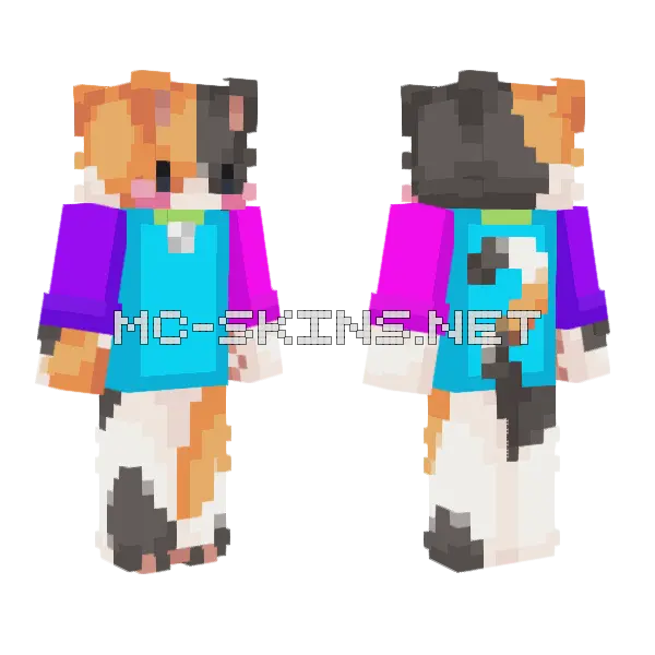 Veve Stylish 2 Minecraft skin, front and back