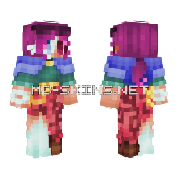 Vey Sfa 7 Minecraft skin, front and back