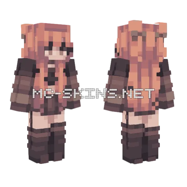 VHKL Girl Minecraft skin, front and back