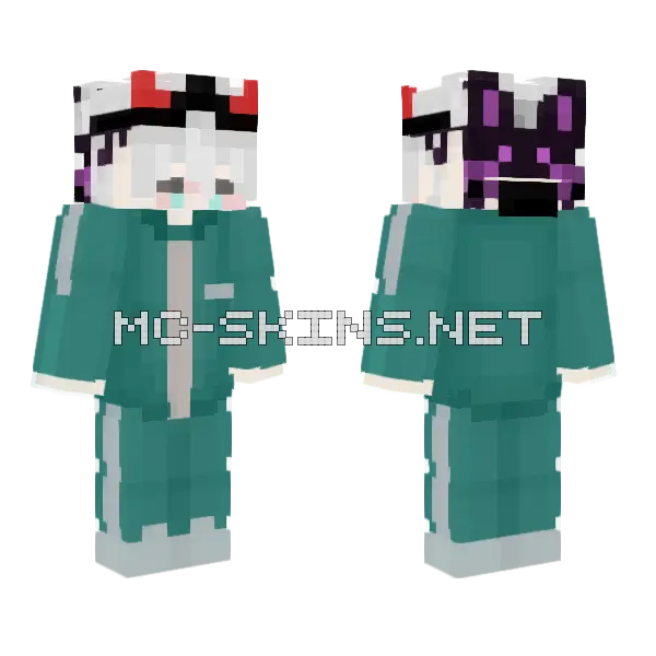 Vic Minecraft skin, front and back