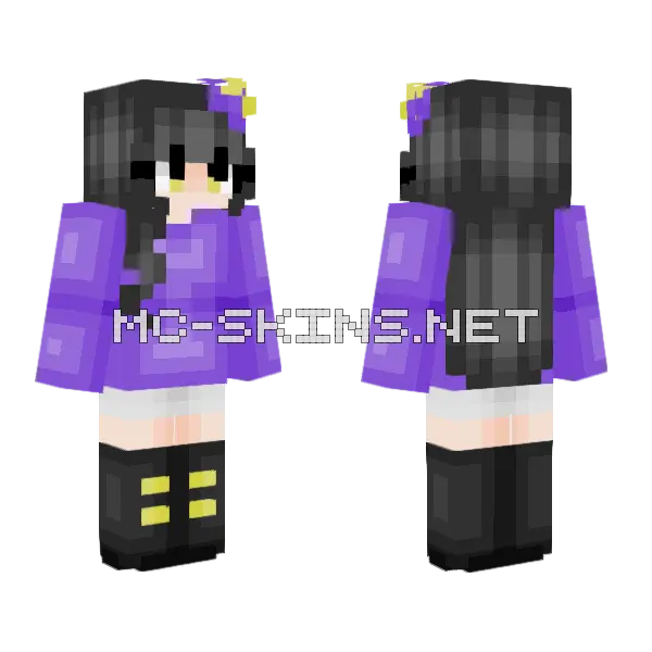 Vicarious Witch Skin Minecraft skin, front and back