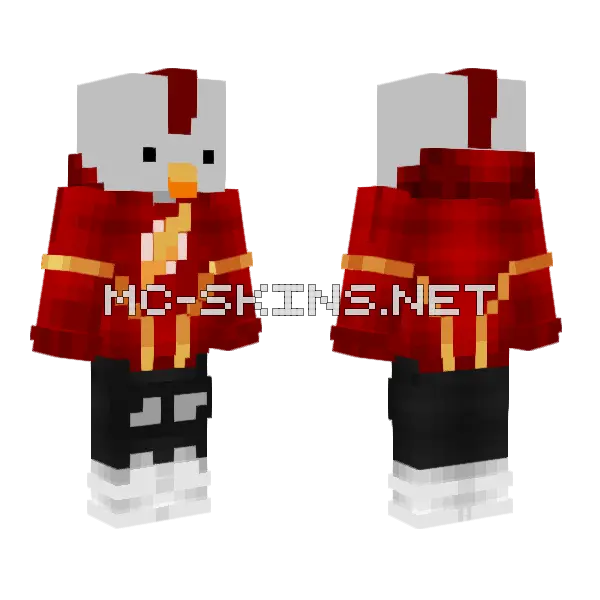 Vichtrozo Buso Flash Minecraft skin, front and back