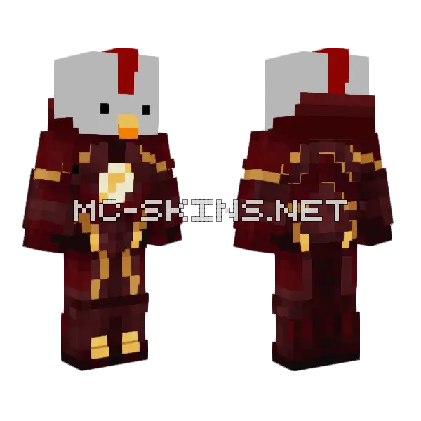 Vichtrozo Flash Minecraft skin, front and back