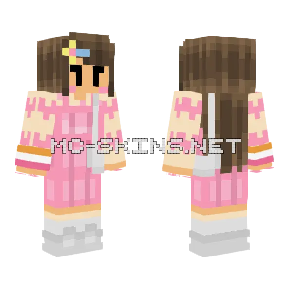 Victoria Garcia Minecraft skin, front and back