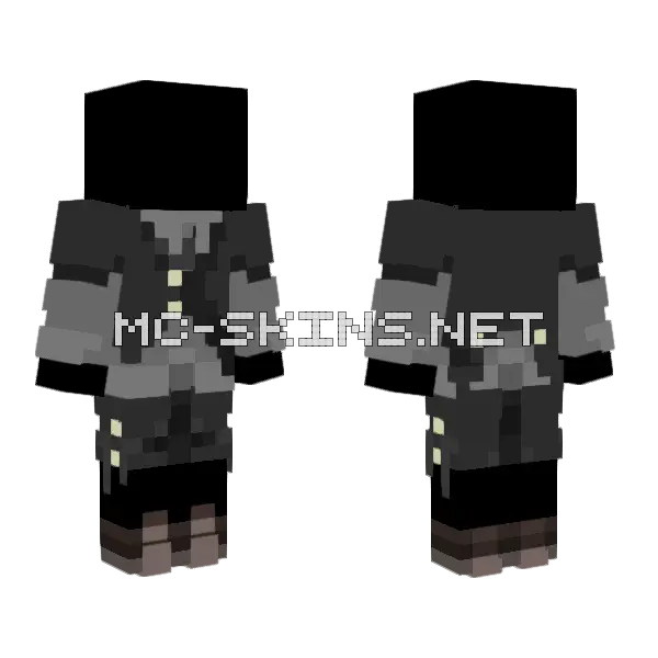 Victorian Outfit Minecraft skin, front and back