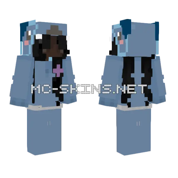 Video Time Minecraft skin, front and back