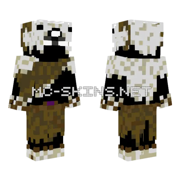 Viking Mage Minecraft skin, front and back