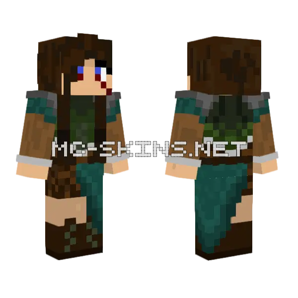 Viking Warrior, front and back