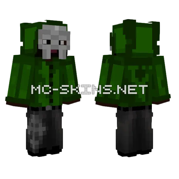 Villano Random Minecraft skin, front and back