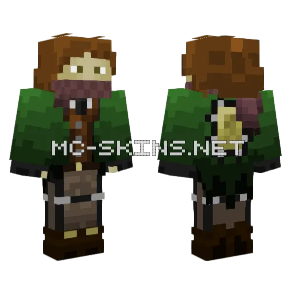 Ville Of The Alpine Minecraft skin, front and back