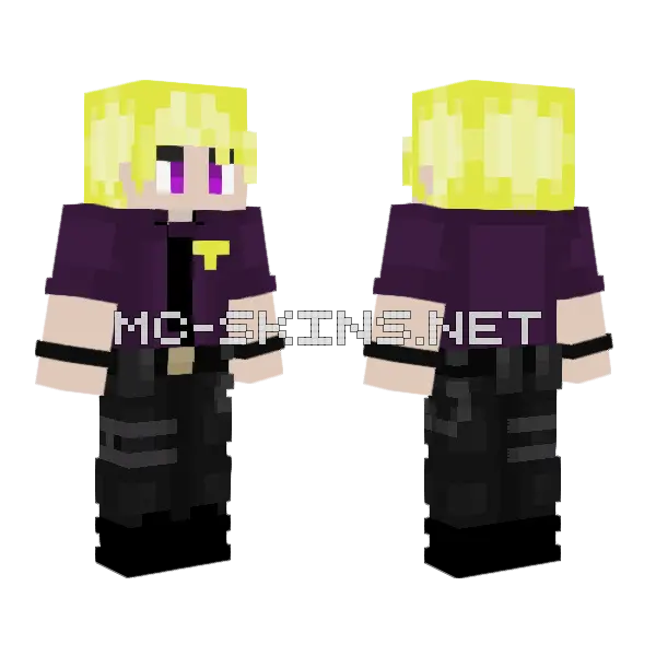 Vincent Bishop Minecraft skin, front and back