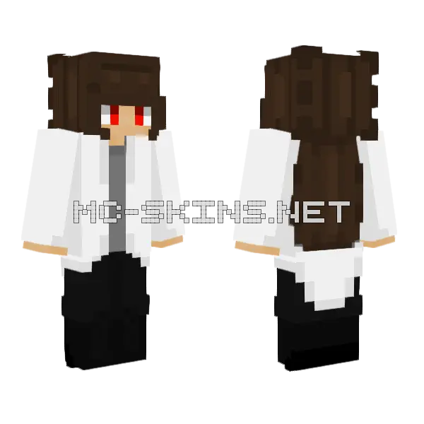 Vincent Eclipse SMP Ver 1 Minecraft skin, front and back