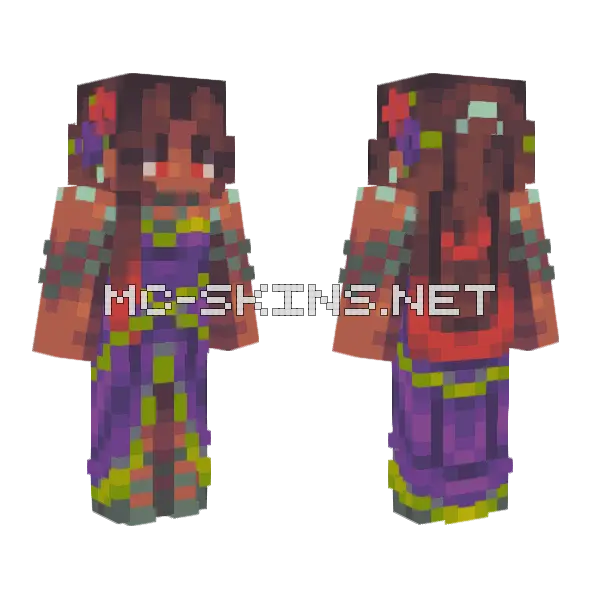 Vineyard Waltz Te Minecraft skin, front and back