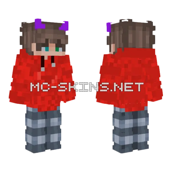Vini Fandoyunli Skin Minecraft skin, front and back