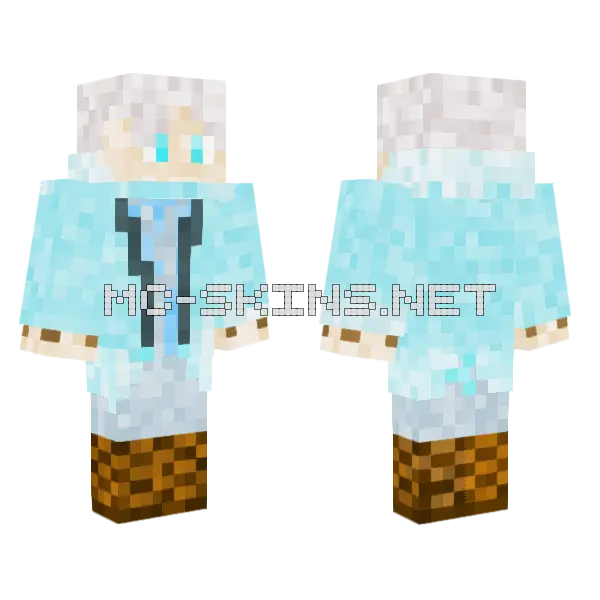 Vinsyblox Minecraft skin, front and back