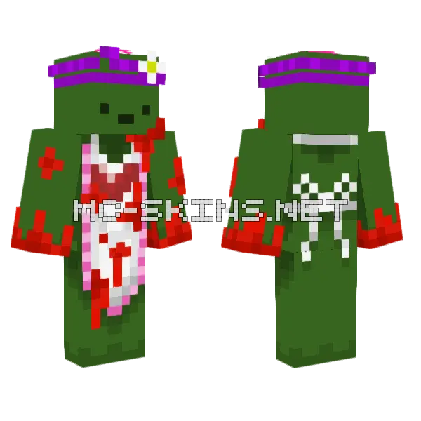 Vione Monster Skin Minecraft skin, front and back