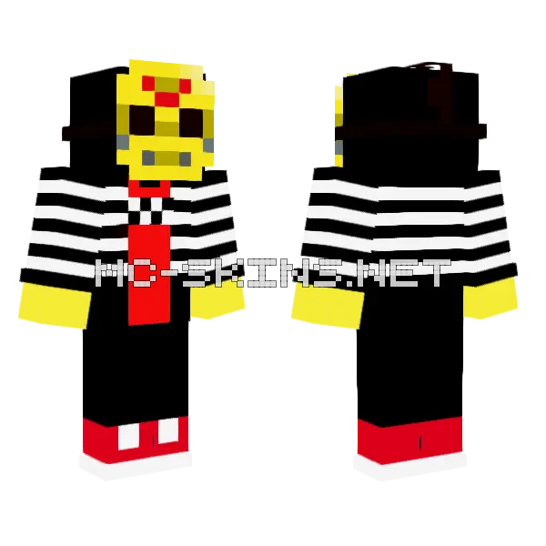 Vip Jason Slasher Minecraft skin, front and back