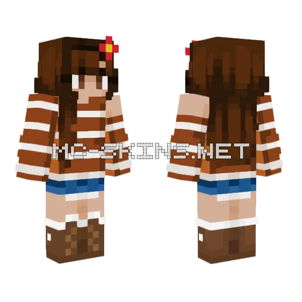 Virgo Cowboy Skin Minecraft skin, front and back
