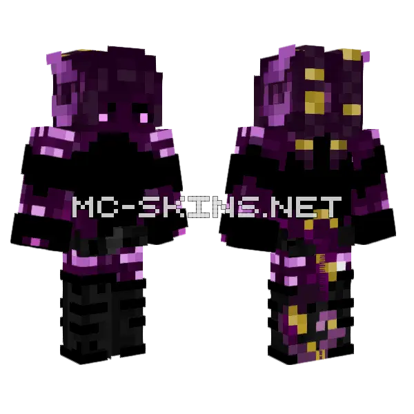 Virus Queen Minecraft skin, front and back
