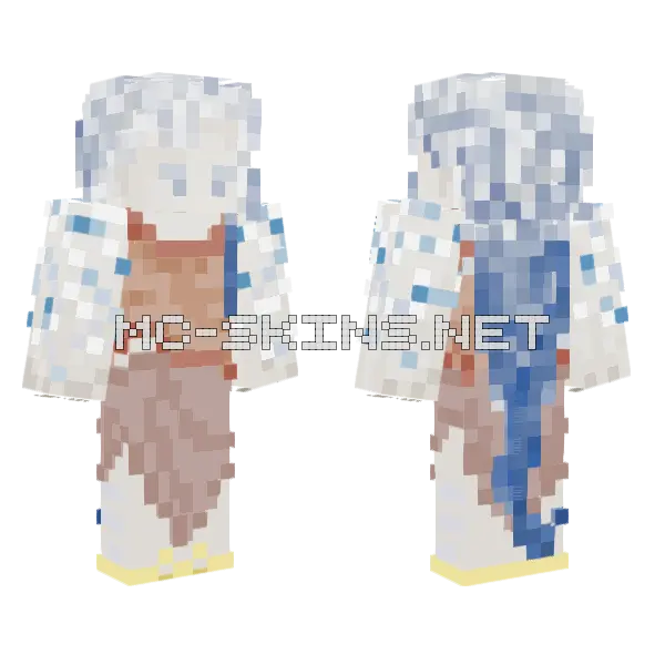 Vishu Ver 1 0 Minecraft skin, front and back