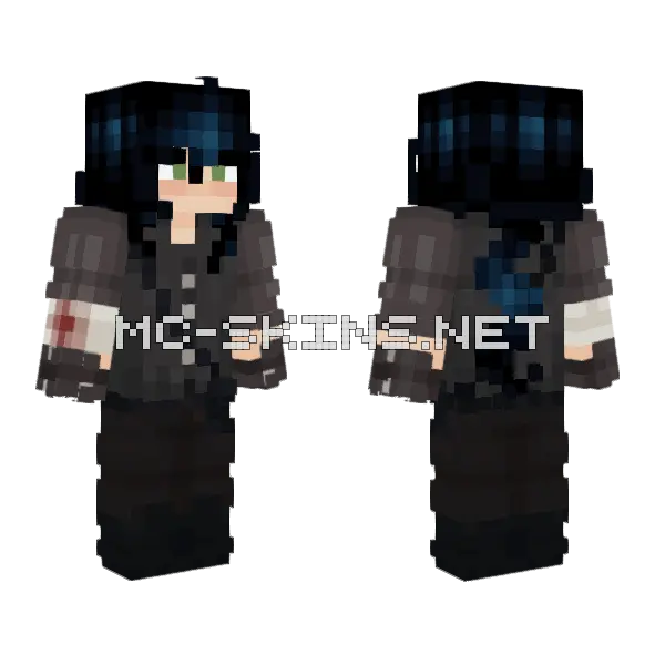 Vist Hurt Minecraft skin, front and back